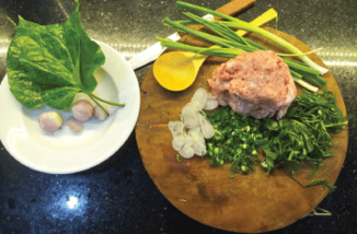 How to make beef wrapped in betel leaf 
